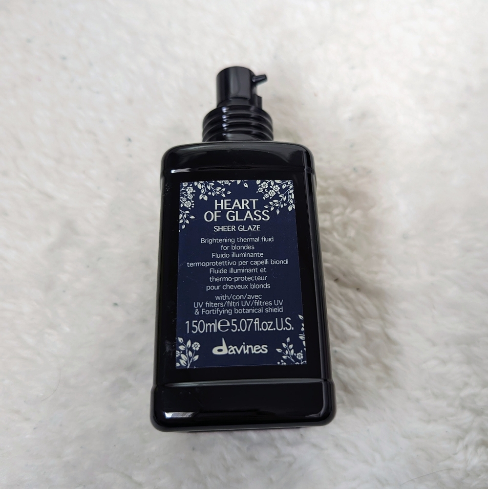NWT Davines Heart Of Glass Sheer Glass For Blondes Leave In